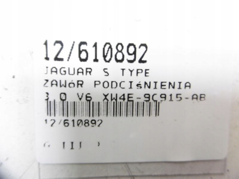 фото №6, Jaguar s type клапан вакууму 3,0 xw4e9c915ab