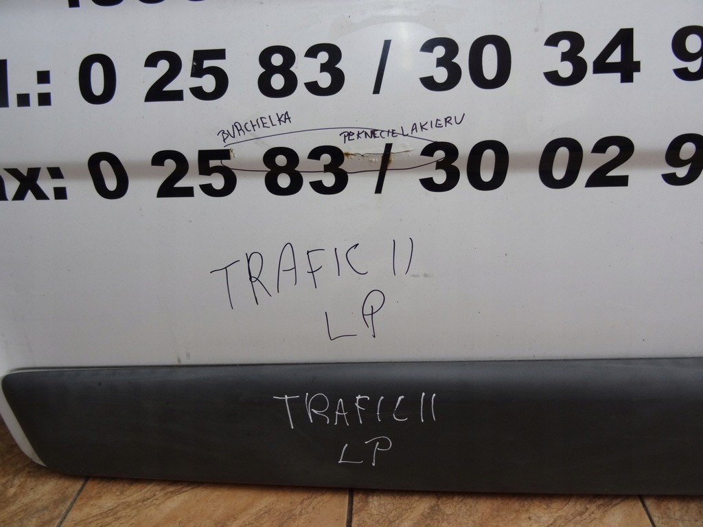 фото №3, Двері голий лівий перед trafic ii