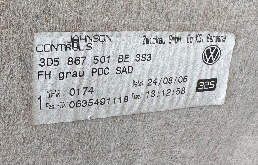 фото №7, Vw phaeton стеля i комплект 3d5867501be