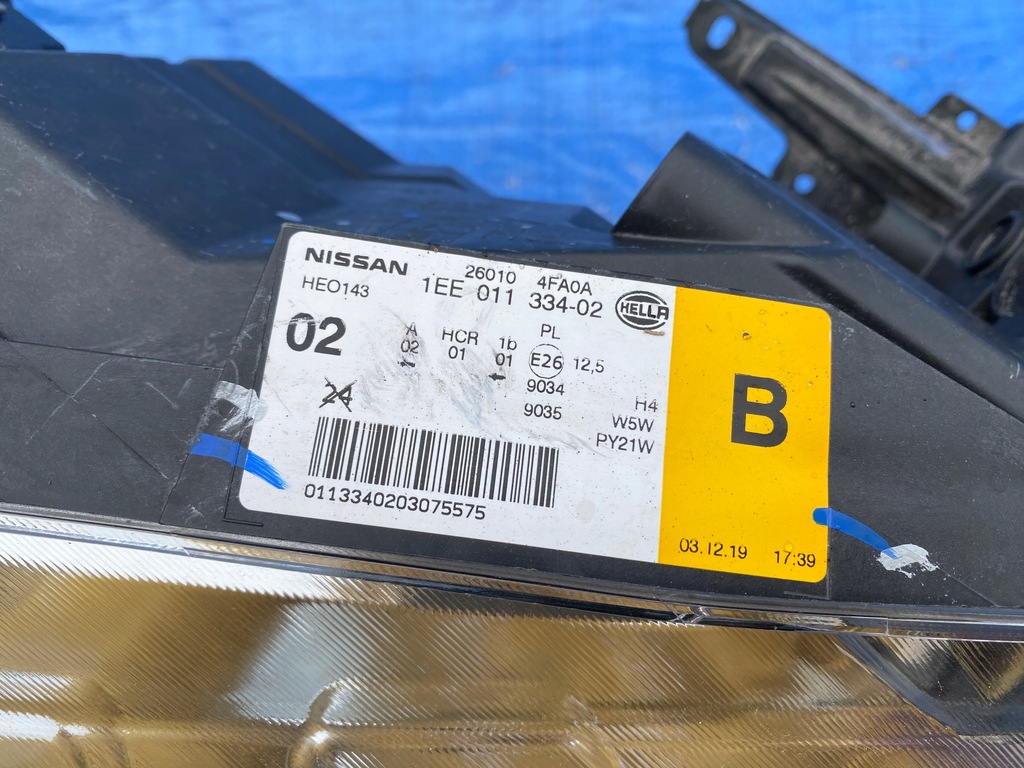 фото №8, Nissan e nv-200 фара лампа правая передняя правый перед eu 26010 4fa0a