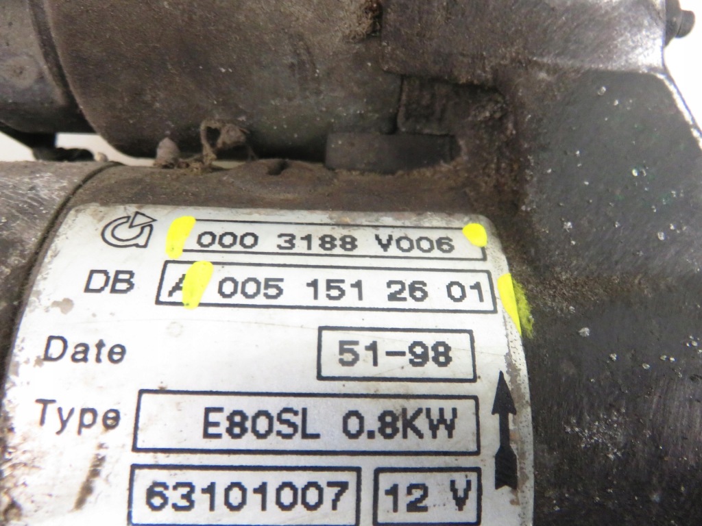 Стартер smart city-coupe 450 0.6 0003188v006 Ціна