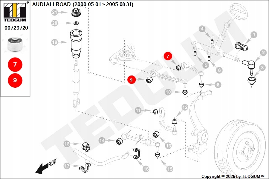 фото №11, Втулка важеля передній верхнього audi porsche seat skoda vw