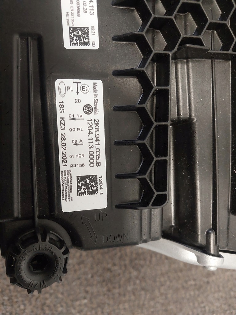 фото №9, Vw caddy 5 v 2021 2k8941035b лампа правая full led