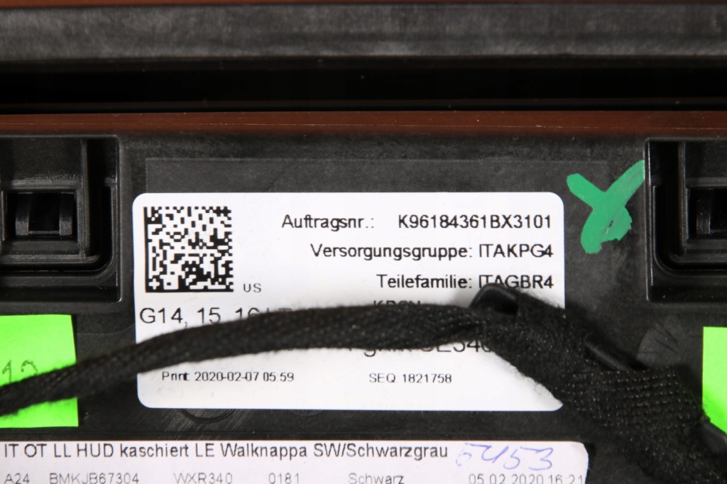 фото №9, Bmw m8 f91 f92 f93 g14 g15 приборная панель приборная консоль sakhir orange nappa