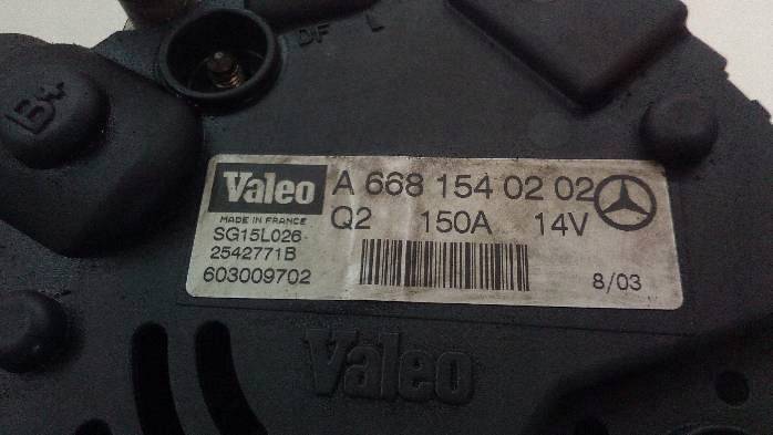 Генератор mercedes a170 1,7 cdi a6681540202 Недорого