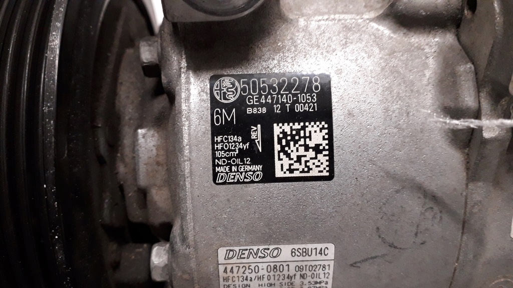 фото №12, Alfa romeo giulia компрессор кондиционера 50532278