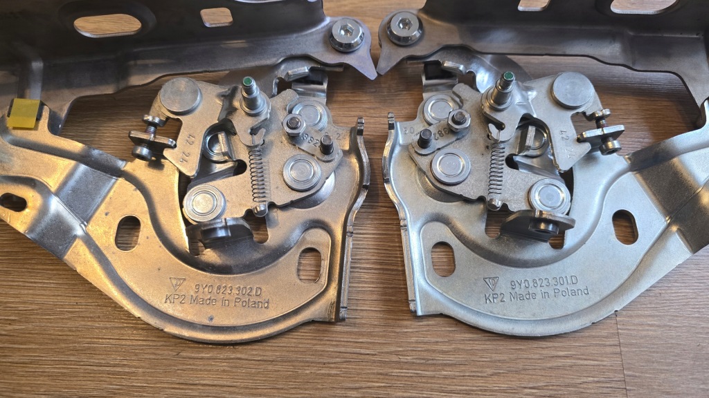 Петля капота правый  porsche cayenne механизм 9y0823302d 9y0823302d с Разборки