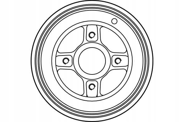 фото №3, 2x барабан гальмівний задня db4214 trw dacia renault