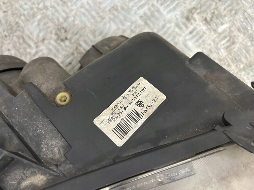 фото №6, Лампа правый перед передняя lancia phedra 1494331080