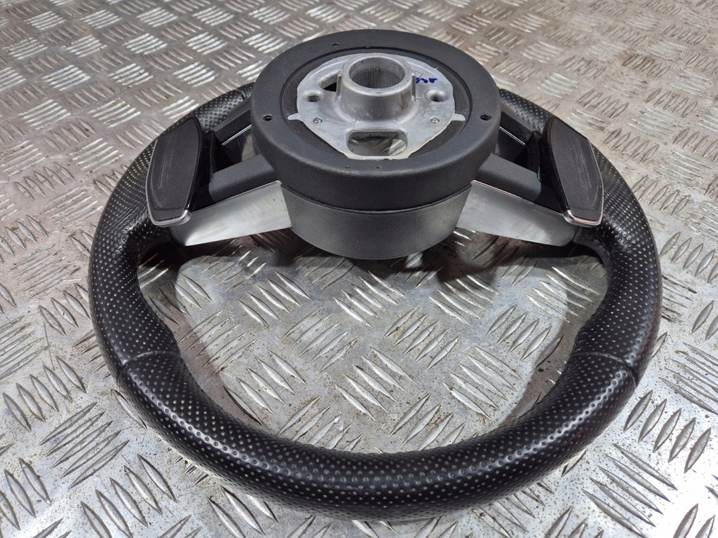 фото №10, Повітропровід audi r8 4s plus 4s0419091e пелюстки перемикання шкіра кермо wheel multi