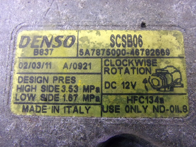 фото №4, Punto ii компресор компресор 46782669 5a7875000