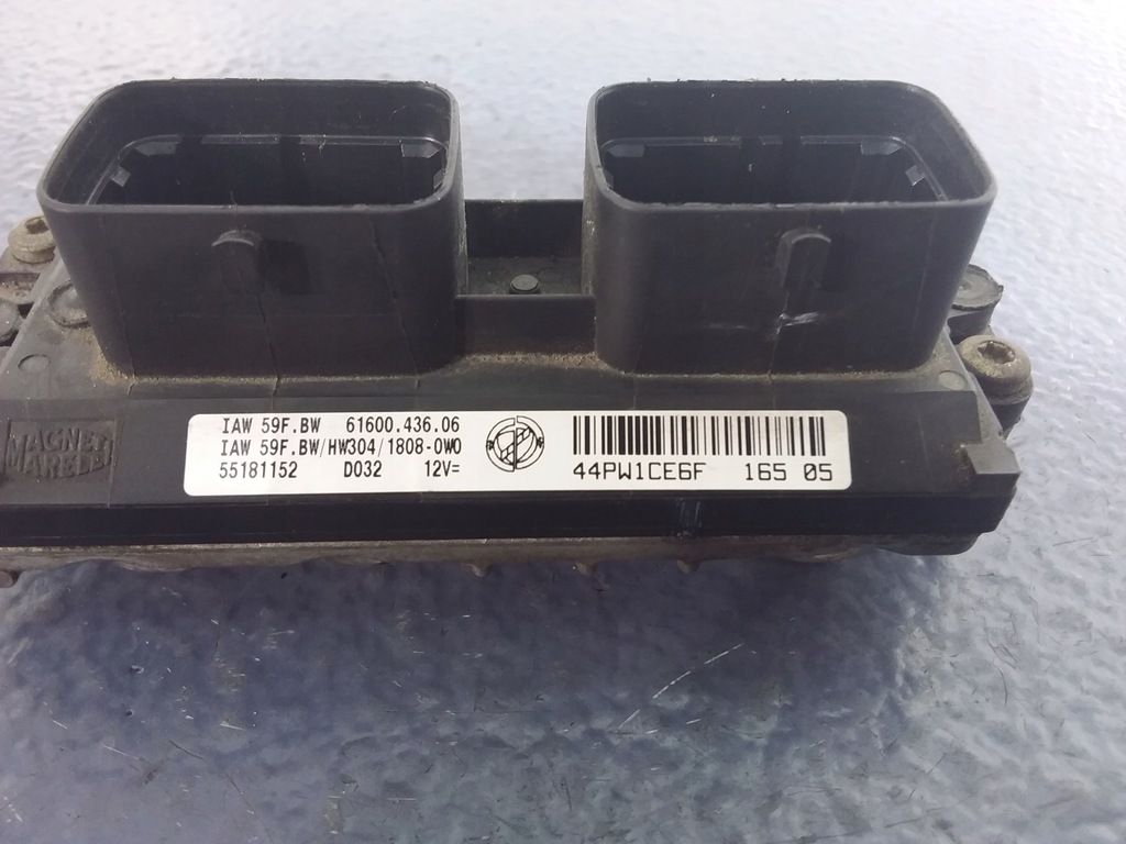 фото №5, Fiat palio 1.2 бортовой компьютер блок управления двигателя 55181152 iaw59f.bw