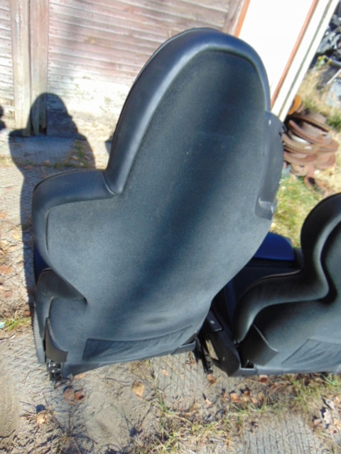 фото №14, Bmw z4 e85 e86 сидіння сидіння підігрів pół шкіра czarna правий лівий m набір