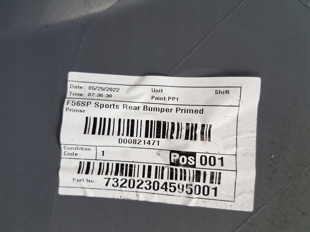 фото №9, Бампер задний mini cooper f56 s sport