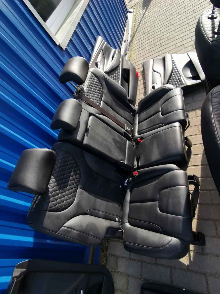 фото №12, Hyundai santa fe iv комплект сидінь шкіра сидіння заднє сидіння обшивки