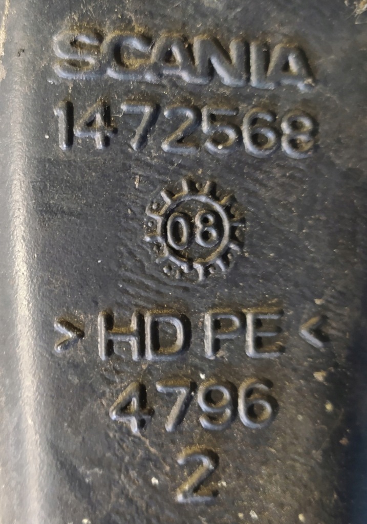 Scania r420 впуск повітря do кабіни труба 1750545 Оригінал