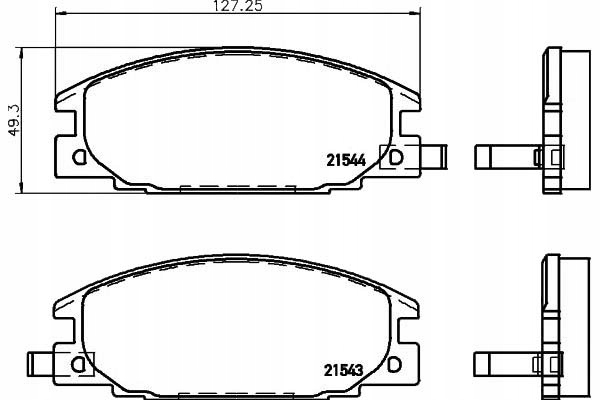 фото №2, Тормозные колодки тормозные opel перед frontera textar