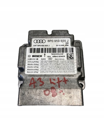 фото №1, Модуль датчик подушка безопасности audi a3 8p lift 8p0959655j
