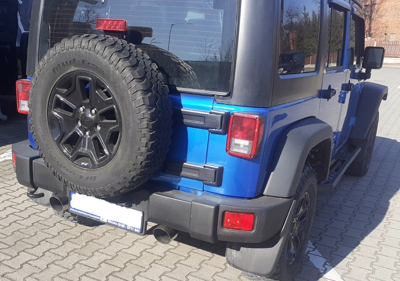 фото №5, Гаситель выхлоп jeep wrangler iii jk 2,8 3,6 3,8 v6