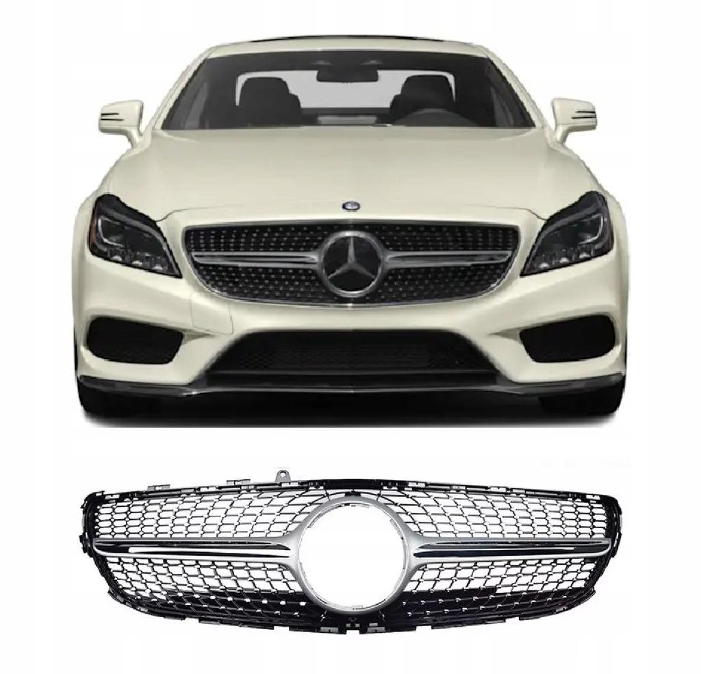 фото №1, Решётка радиатора решётка радиатора mercedes cls w218 c218 14-18 amg diamond хром