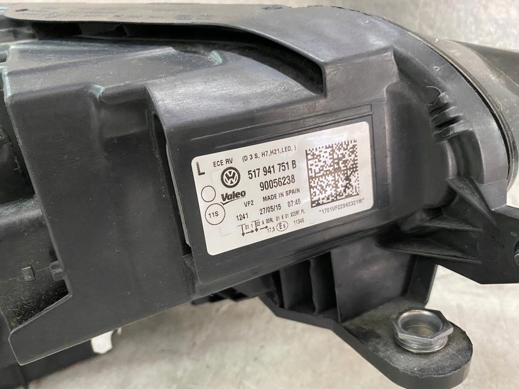 фото №6, Vw golf 517 sportsvan ксенон led левая eu