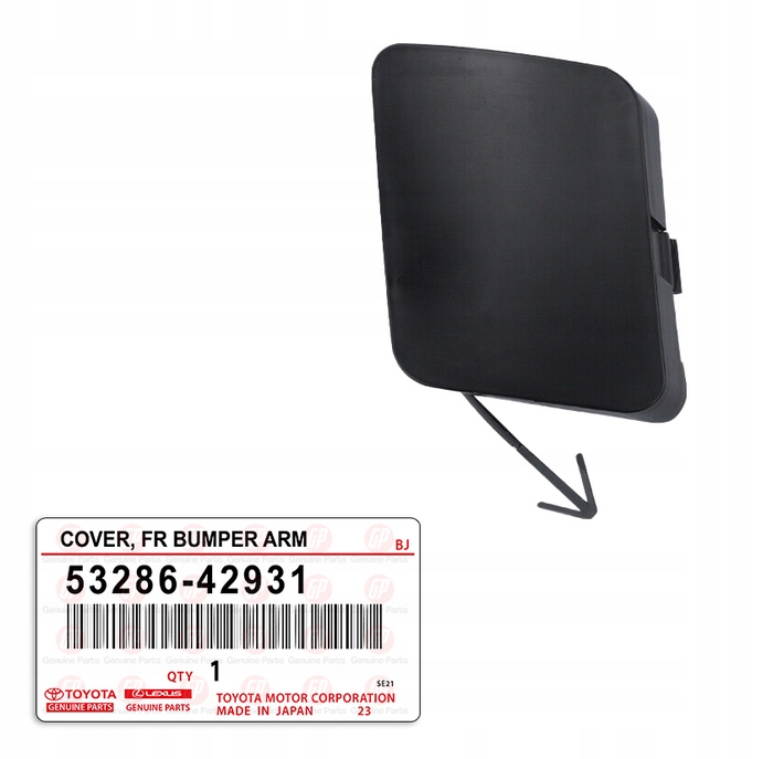 фото №1, Toyota rav4 iii 05-08 заглушка фаркоп перед ліва 5328642931 оригінал