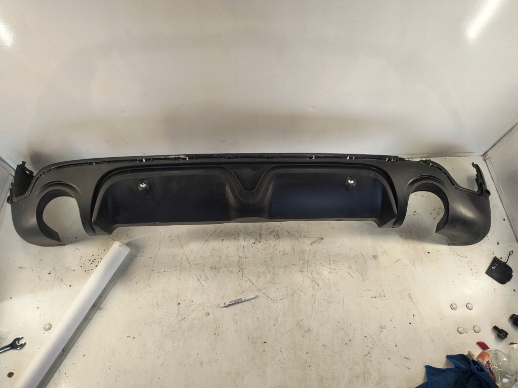 фото №1, Mini countryman s jcw накладка бампера задняя pdc