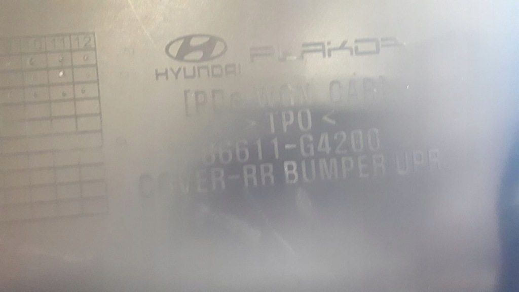 фото №10, Hyundai i30 lift 2019 kombi бампер задняя