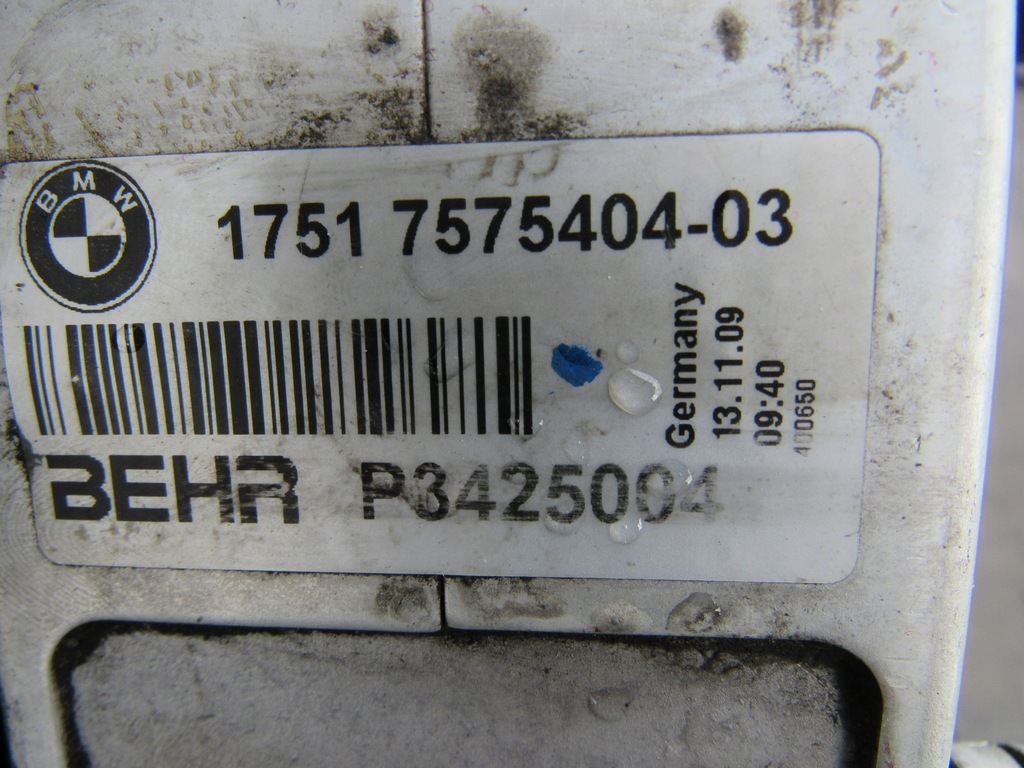 фото №5, Bmw 7 f01 f02 радиатор воздуха интеркулер правый