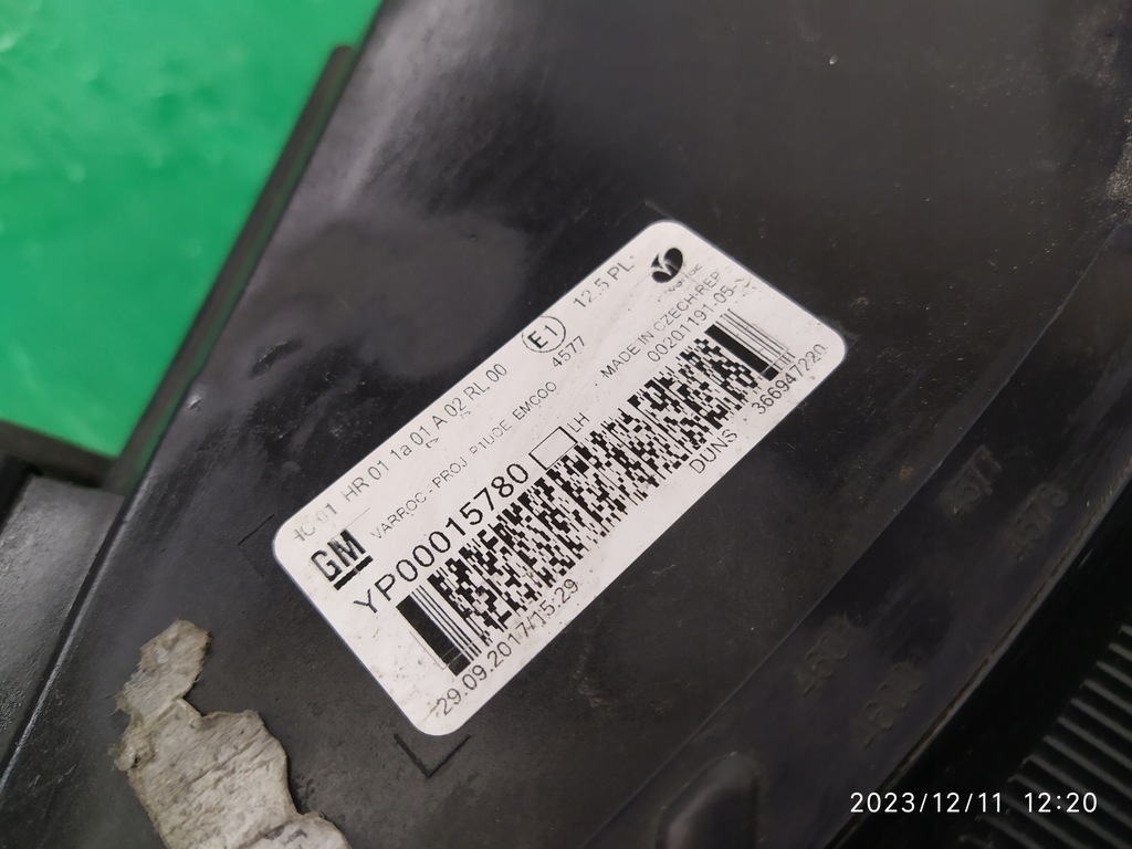 фото №15, Лампа ліва перед opel grandland x 2017-2021 led звичайна eu