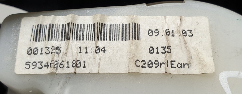 фото №3, Pas безпеки лівий задня mercedes w209