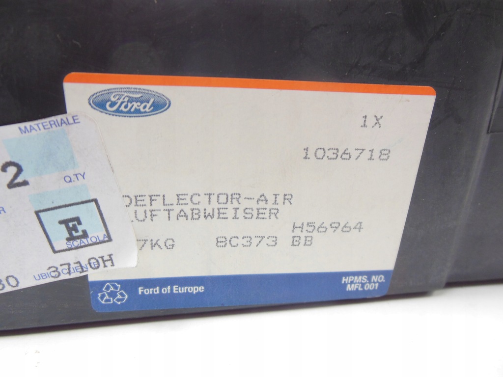 фото №8, Середній передній дефлектор повітря otaczający радіатор fordkamk1 1036718