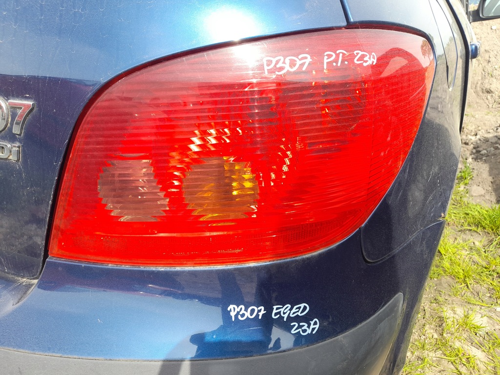 фото №5, Peugeot 307 лампа правий задня права задня