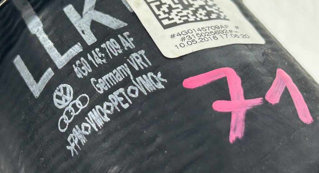 фото №4, Шланг труба интеркулер audi a6 c7 4g0145709af