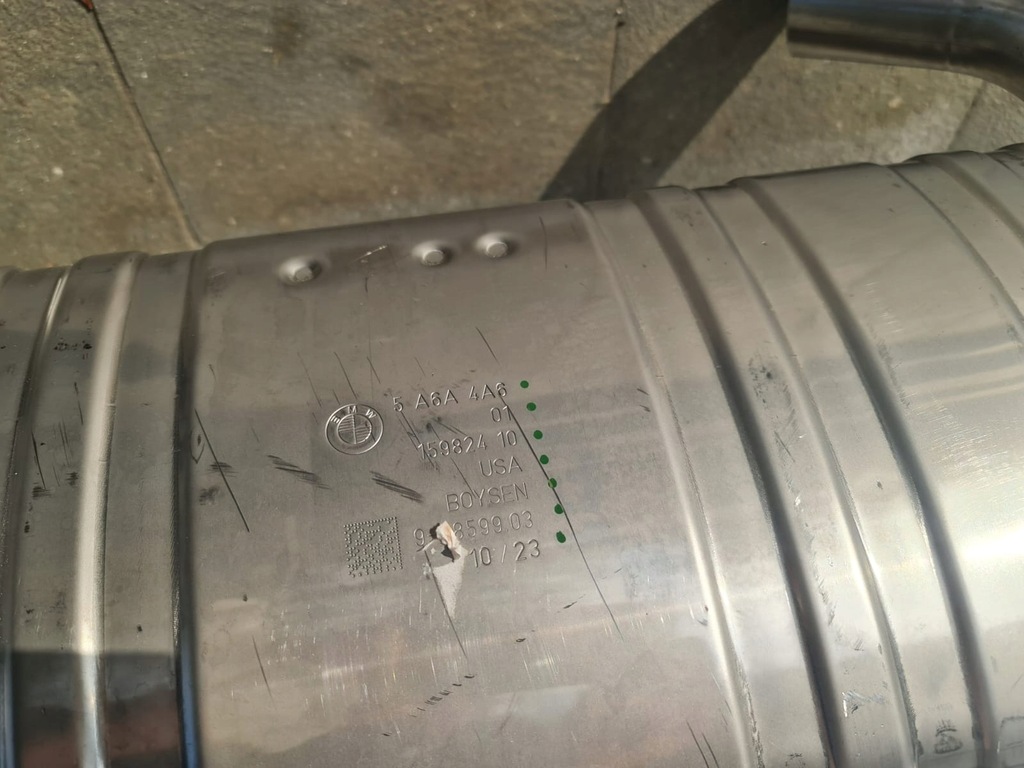 фото №15, Новый гаситель конечный с дроссельная заслонка выхлоп bmw xm g09 5a33f31 5a6a4a6 orygin