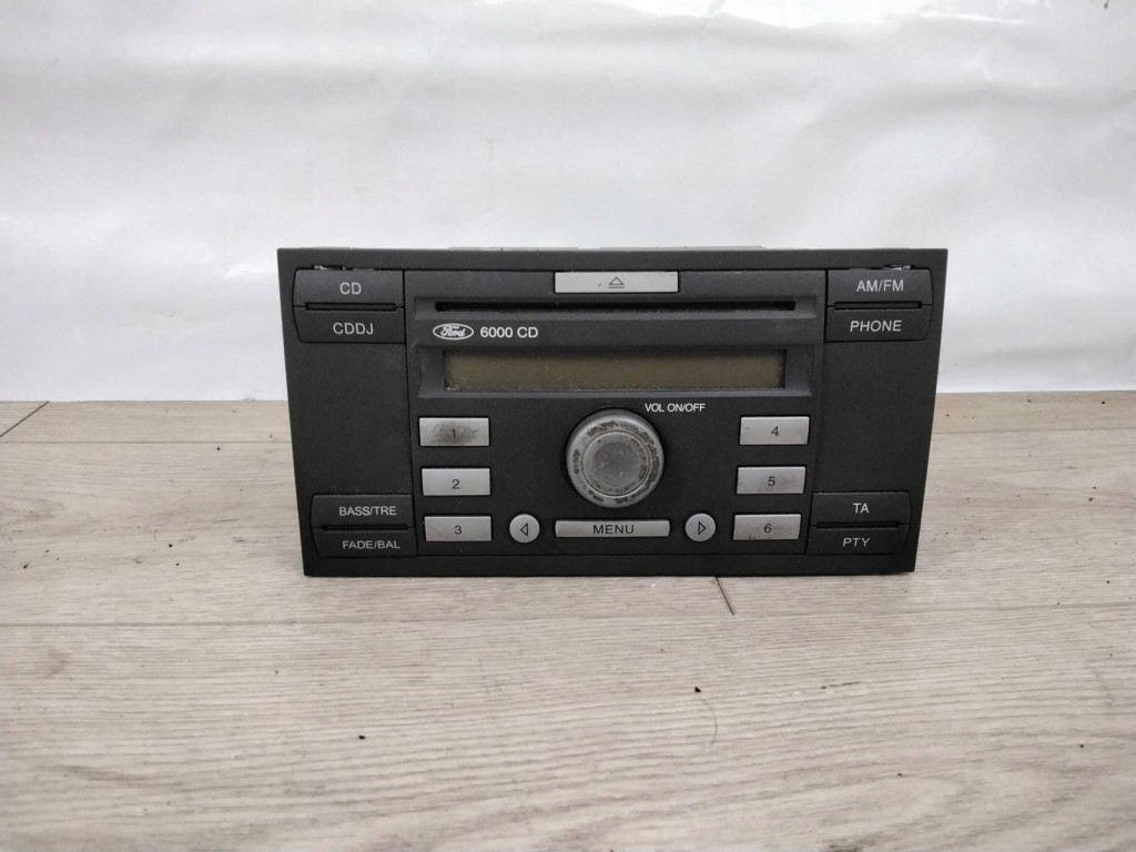 фото №1, Ford focus ii радио 6000 cd с код