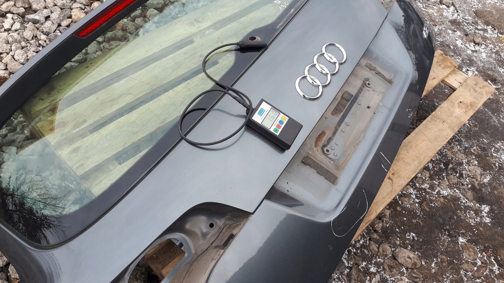 фото №4, Q7 4l кришка багажника багажника задня задня скло lz7s