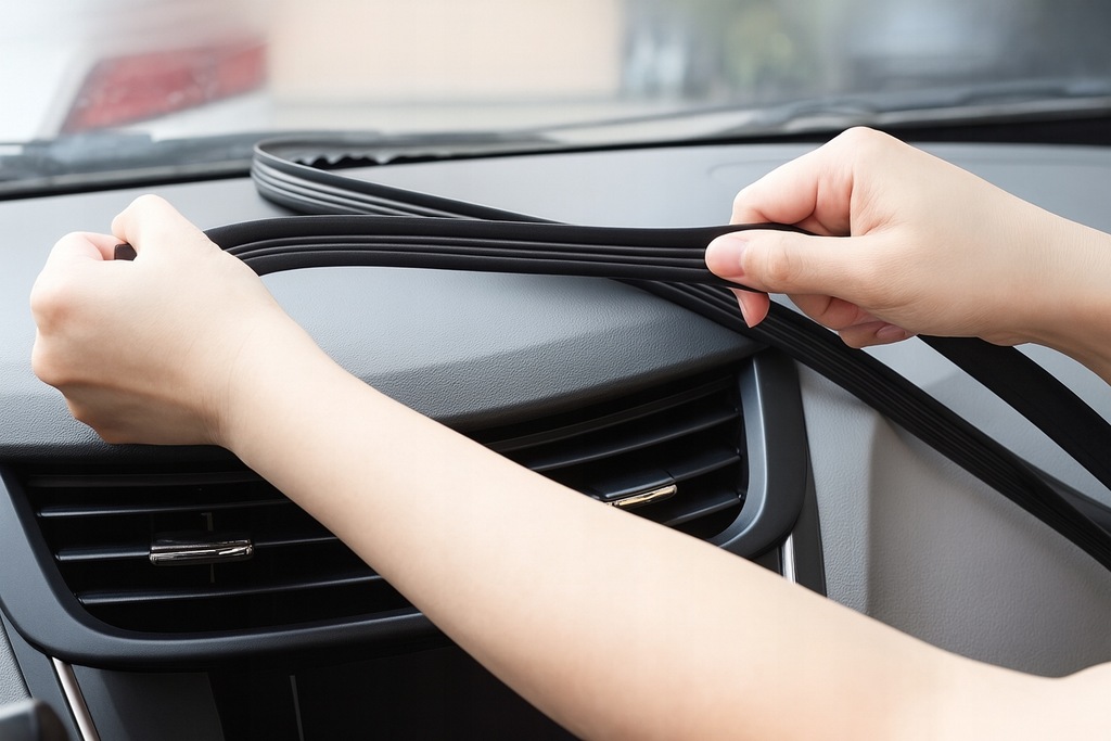 фото №14, Прокладка стекло передней жабо универсальная шумоизоляционная молдинг 1,6m