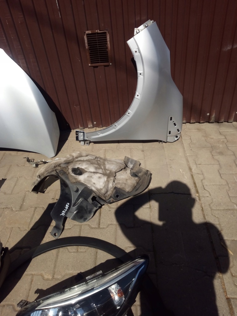 фото №7, Перед комплект renault captur i 13-18 капот бампер радиатор фары