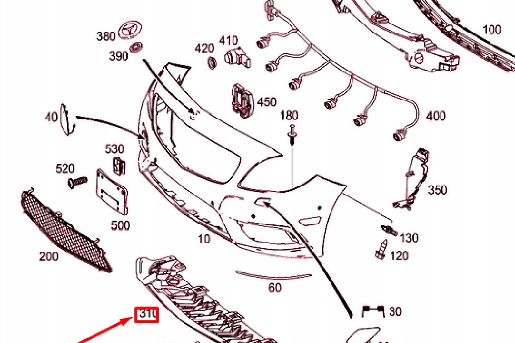 фото №8, Mercedes-benz b w246 защита бампера передний нижняя опора nowa orygina