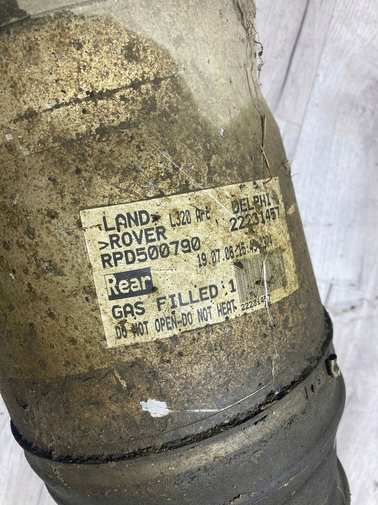 фото №2, Land rover range rover sport l320 2006 права сторона амортизатор задня