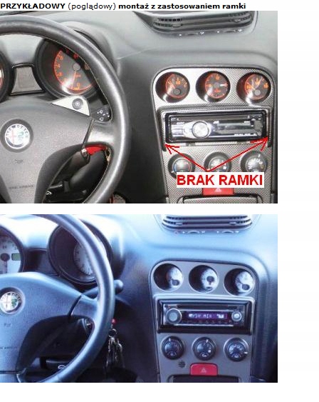 фото №5, Рамка радио alfa romeo 156 10/97 - 08/01 61370