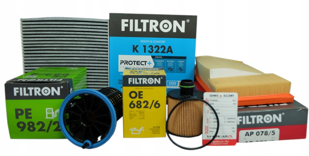 фото №1, 4x фільтр fiat panda iii 1.3 d multijet 2012- euro6