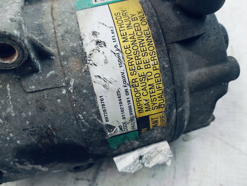 фото №3, Компрессор кондиционера honda civic vii 1.7 ctdi