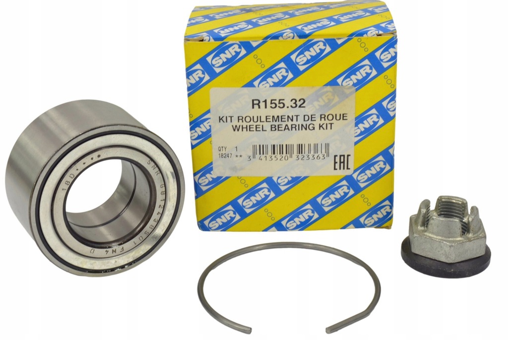 фото №1, Snr подшипник колеса перед набор renault clio i ii thalia i ii twingo i 19