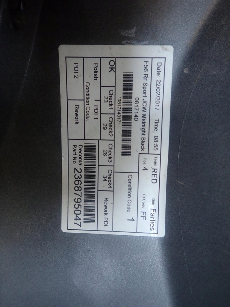 фото №5, Бампер задня задній mini cooper f56 jcw 2014-