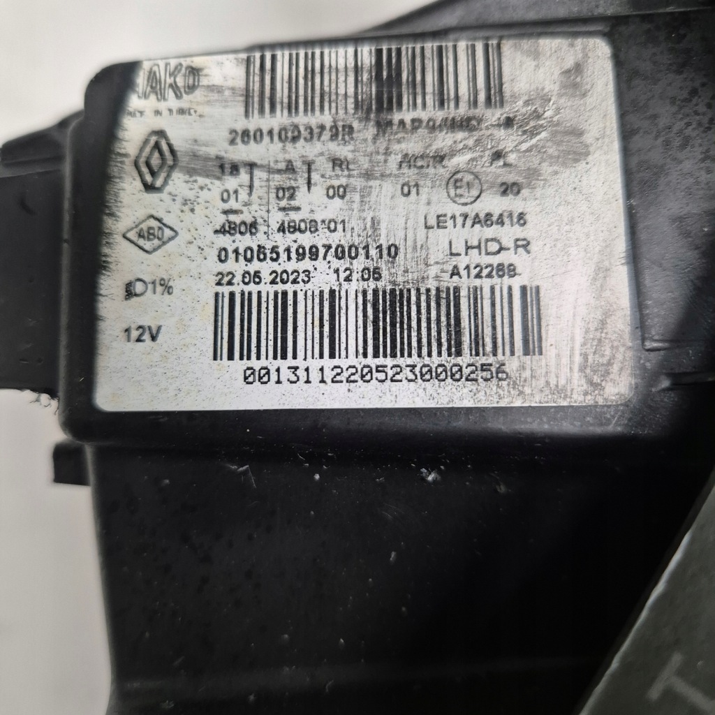 фото №7, Лампа правая renault clio 5 v pure led vision full led 260108676r