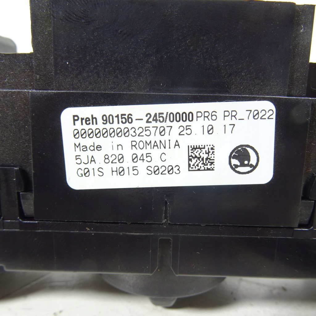 фото №3, Skoda rapid панель обдув 5ja820045c