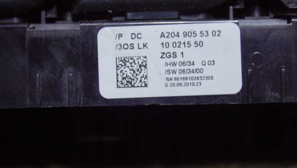 фото №8, Панель перемикач вікон mercedes w204 a2049055302