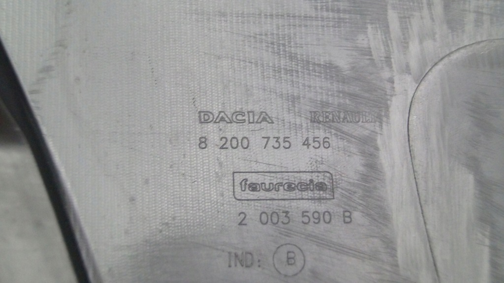 фото №7, Dacia sandero i stepway 08- бампер задний задняя a92